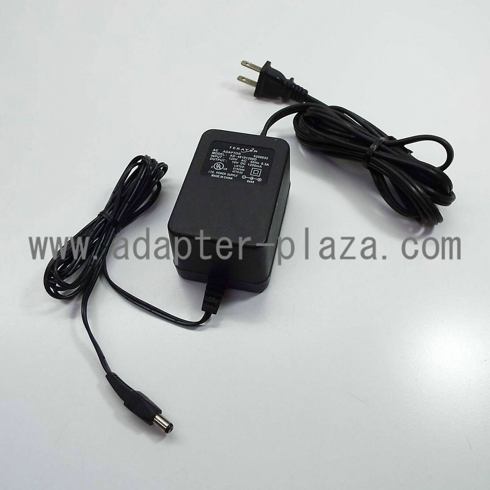 *Brand NEW* Terayon AD-48101200D 10V 1200mA AC DC Adapter POWER SUPPLY